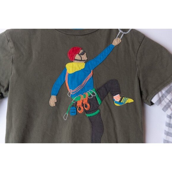 Mini Boden & Cherokee Boys Long Sleeve Lot of 2 Shirts Size 6-7 - Picture 6 of 8